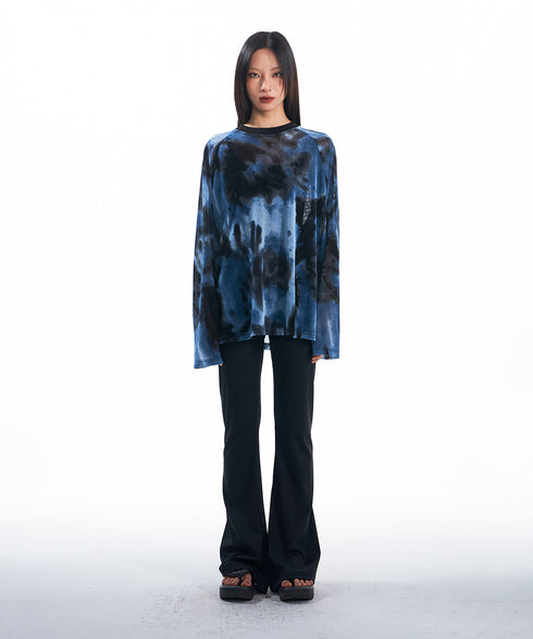 Blurred Print Top